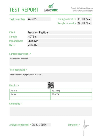 MOTS-C 10mg